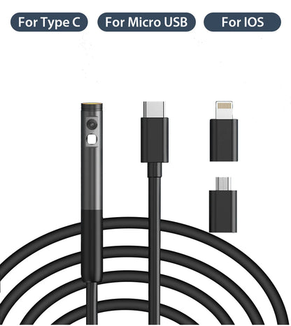 HomeFyZy Dual-Lens Endoscope Camera™ - 2MP Single/Dual Lens Endoscope Camera Mini Inspection Camera