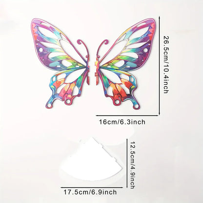 HomeFyZy ButterflyShelf™ Wall Decor Crystal Shelf Corner Hanging Organizer for Living Room