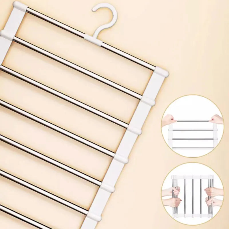HomeFyZy PantStack™ - Foldable Wardrobe Organizer