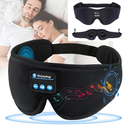 HomeFyZy 3D DreamMask™ - Eye Mask Bluetooth Music Play Sleeping Headphones with Built-in HD Speaker Mask For Sleep Headphones Wireless Air Travel 5.0