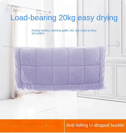HomeFyZy FlexDry Retractable Line™ - Retractable Clothesline Stainless Seel, Space-Saving