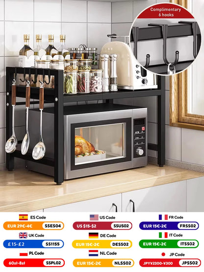 HomeFyZy Microwave FlexShelf™ Moisture And Rust Proof