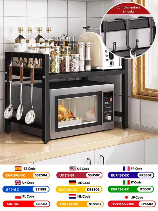 HomeFyZy Microwave FlexShelf™ Moisture And Rust Proof