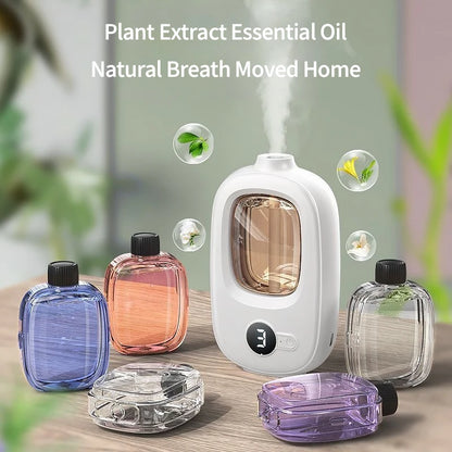 HomeFyZy AirMist™ - Automatic aromatherapy device essential oil diffuser rechargeable humidifier