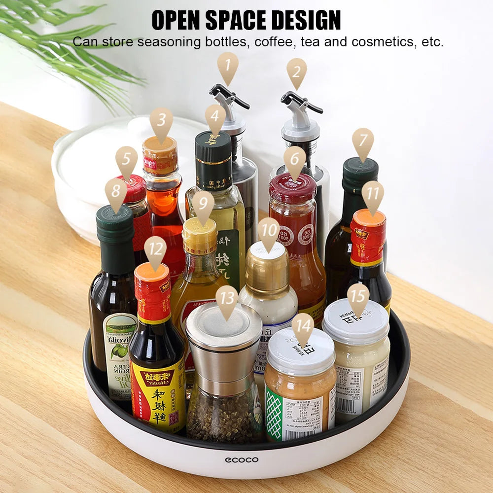 HomeFyZy Spin & Store Rack™ - 360 Rotation Fruit Cosmetic Storage
