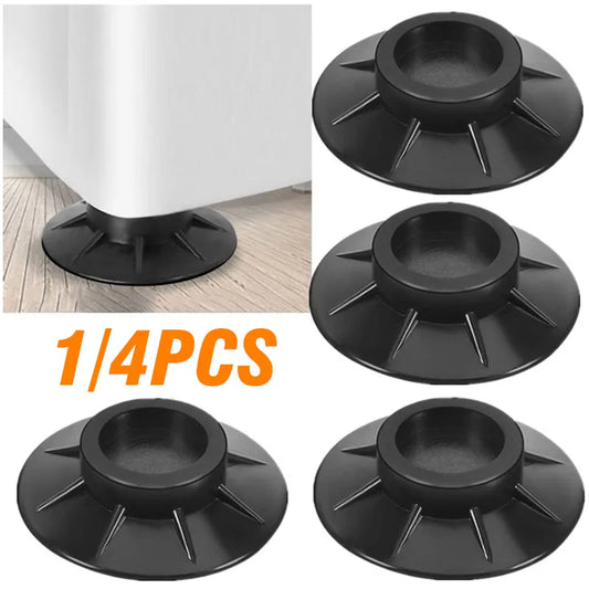 HomeFyZy Anti-Vibration Washer Pads™ - 4Pcs Silent Skid Raiser Mat For Washing Machine Support Dampers
