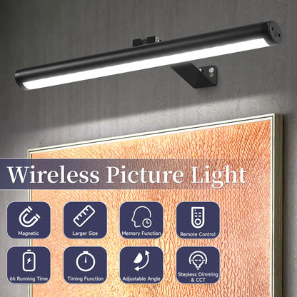 HomeFyZy MirrorGlow™ Remote Control LED Wall Light USB Charging