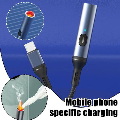 HomeFyZy SparkLite USB Lighter™ - Metal Windproof Rechargeable Electric Lighter USB Type C