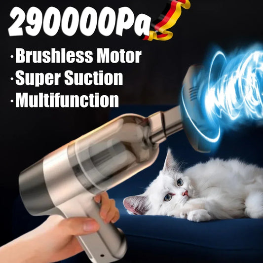 HomeFyZy CarClean™ - Vacuum Cleaner 4 in 1 Wireless Vacuum Cleaner Handheld Vacuum Pump