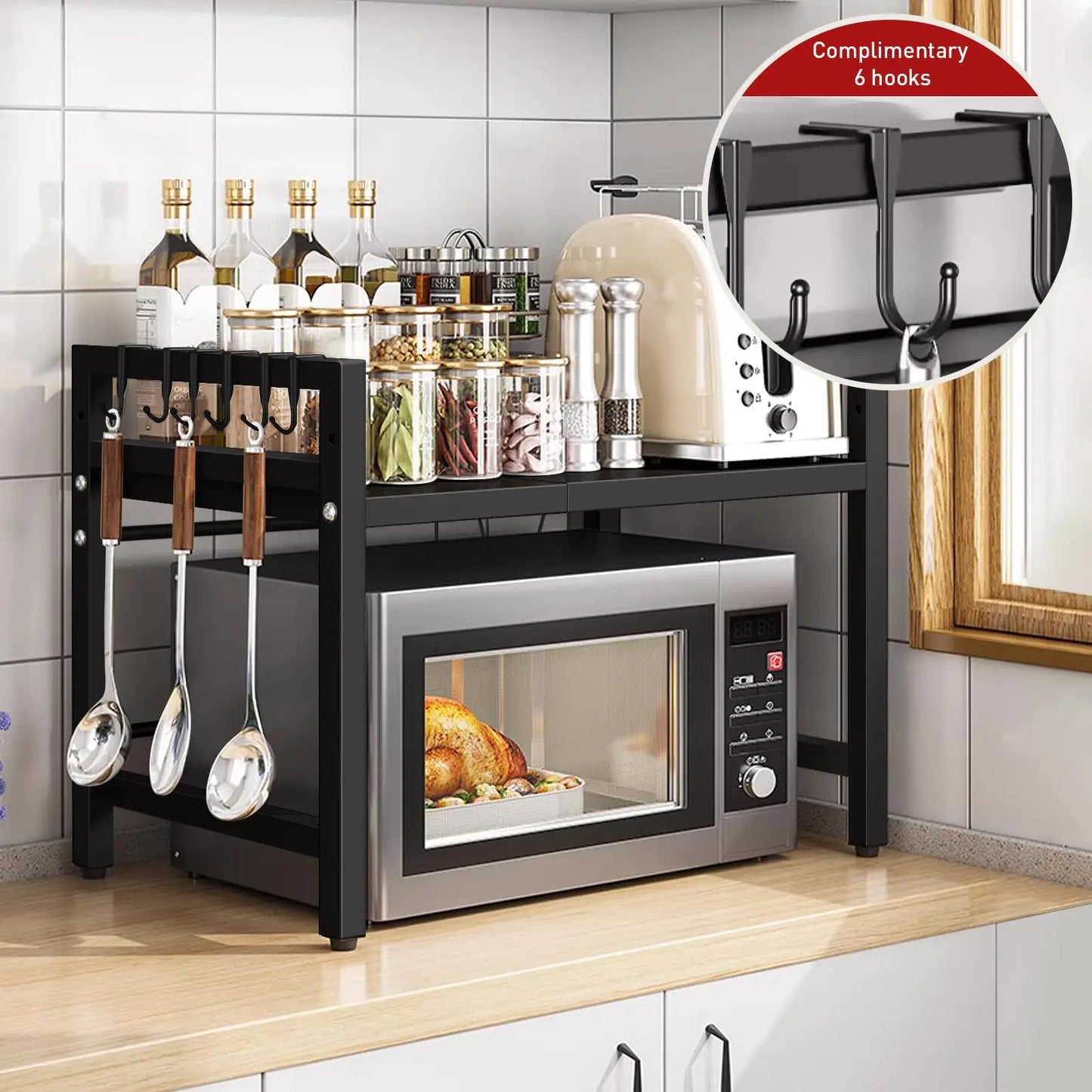 HomeFyZy Microwave FlexShelf™ Moisture And Rust Proof