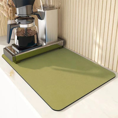 HomeFyZy QuickDry Sink Mat™ - Large Kitchen Super Absorbent Mat, Coffee Dish Draining Mat Drying Mat Quick Dry
