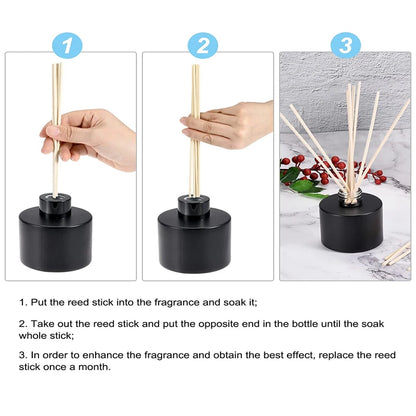 HomeFyZy ReedRefill™ - 5-100 pcs 2-3.5mm Reed Diffuser Replacement Stick, Handmade Home Decor