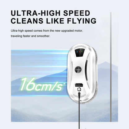 HomeFyZy Window Shine Bot™ Ultra thin Robot Vacuum Cleaner Remote Control for Home