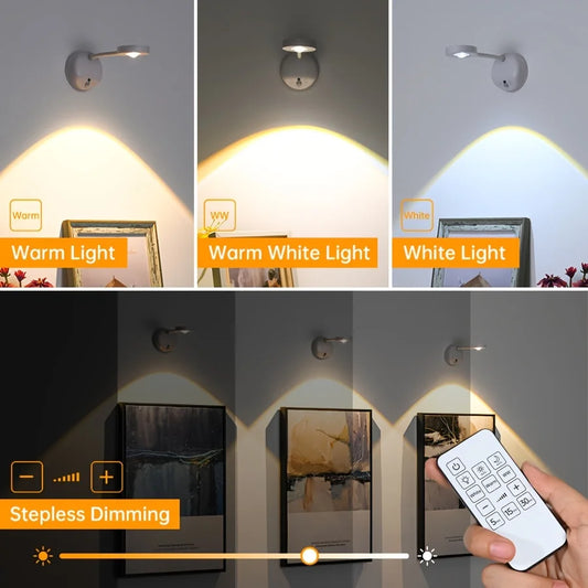 HomeFyZy MotionGlow™ - Wireless Motion Sensor Light LED USB Rechargeable Wall Lamp