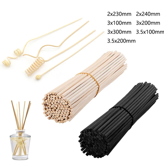HomeFyZy ReedRefill™ - 5-100 pcs 2-3.5mm Reed Diffuser Replacement Stick, Handmade Home Decor