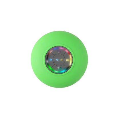 HomeFyZy GlowWave Bluetooth Speaker™ - Portable Waterproof Bluetooth Shower Speaker with Suction Cup and LED Lights 3D