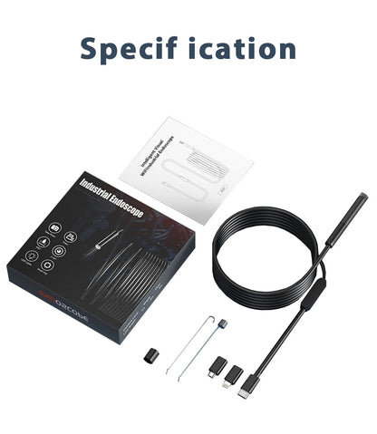 HomeFyZy Dual-Lens Endoscope Camera™ - 2MP Single/Dual Lens Endoscope Camera Mini Inspection Camera