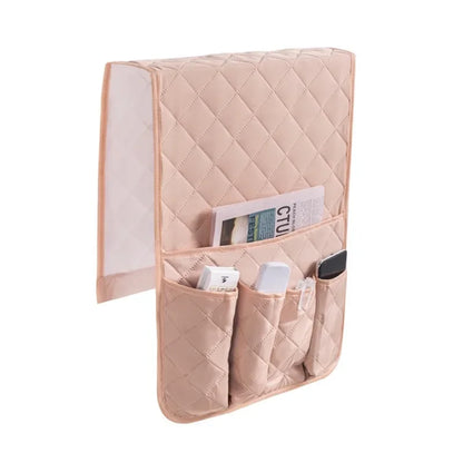 HomeFyZy CouchBox™ - Sofa Armrest Organizer with 5 Pockets and Cup Holder Tray Couch Armchair Hanging Storage Bag