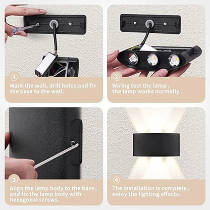 HomeFyZy BeamGuard™ LED Wall Sconces