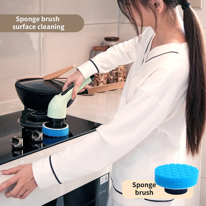 HomeFyZy Spin Brush Clean™ 9-in-1 Electric Cleaning Brush Electric Spin Cleaning Scrubber Electric Cleaning Tools