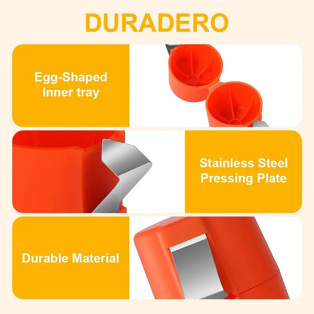 HomeFyZy EggShell Opener Set™ - New Egg Cracker Tool for Raw Eggs, Hard Boiled Egg Peeler Separator