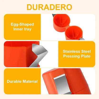 HomeFyZy EggShell Opener Set™ - New Egg Cracker Tool for Raw Eggs, Hard Boiled Egg Peeler Separator