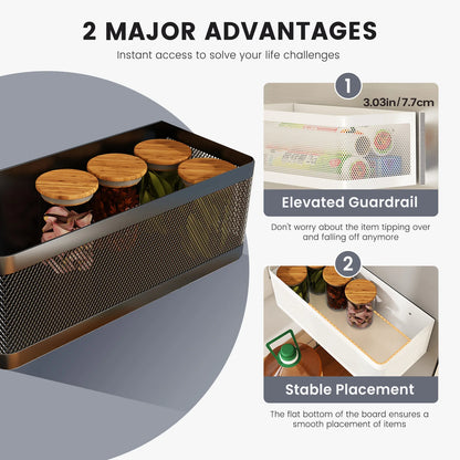 HomeFyZy Fridge StorageRack™  Multi-Functional Storage Box Basket