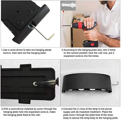 HomeFyZy BeamGuard™ LED Wall Sconces