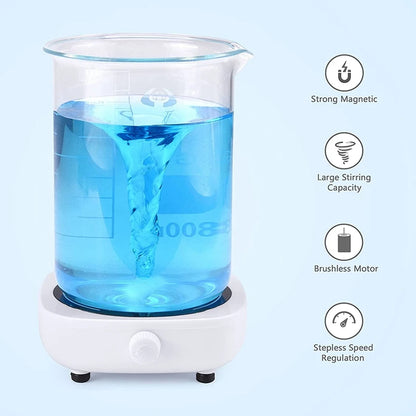HomeFyZy MagStir Mixer™-  Portable Stirrer Plate with Stir Bar 2L 4000RPM (EU/US/UK Plug )