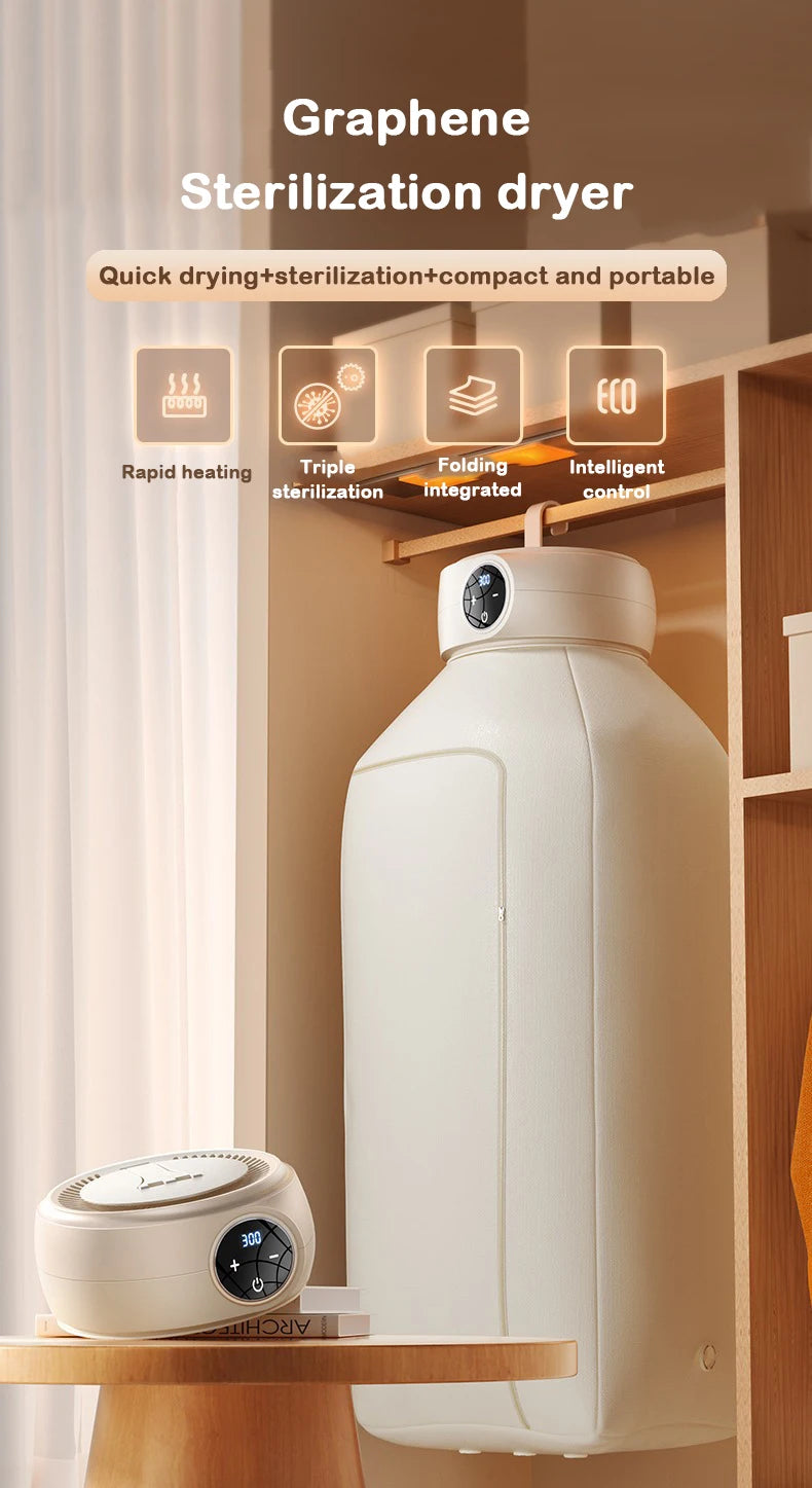 HomeFyZy SmartFold Dryer™ -  Portable Laundry Dryer 220V