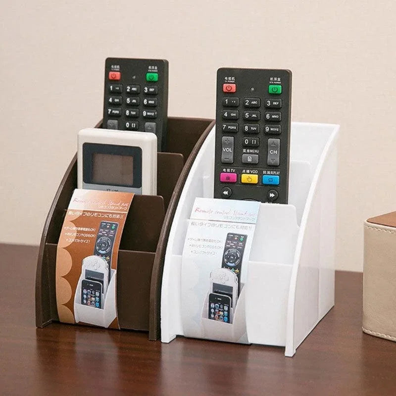 HomeFyZy RemoteStand™ – Remote Control & Phone Organizer Box